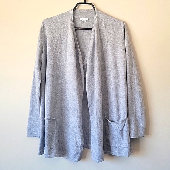 J Jill Open Front Cardigan - Picture 1 of 7